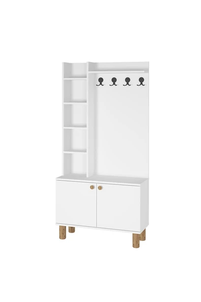 Kalender Dekor Evin-1 Bohem Ayaklı Ayakkabılık Portmanto Vestiyer - Resim 5