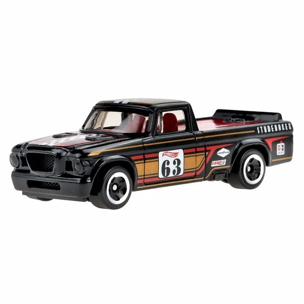 Hot Wheels Tekli Arabalar '63 Studebaker Champ HCT51 - Resim 3