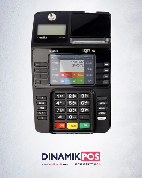 Ingenico IDE280 Yazar Kasa Pos Temassız Ödeme Özellikli