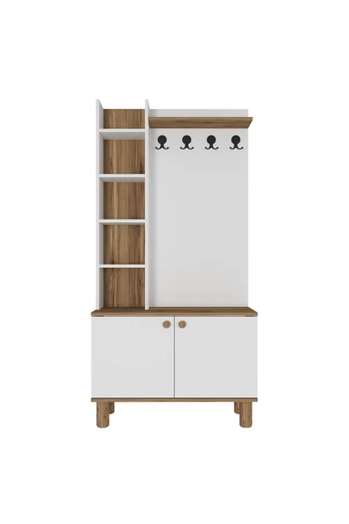 Kalender Dekor Evin-1 Bohem Ayaklı Ayakkabılık Portmanto Vestiyer - Resim 6