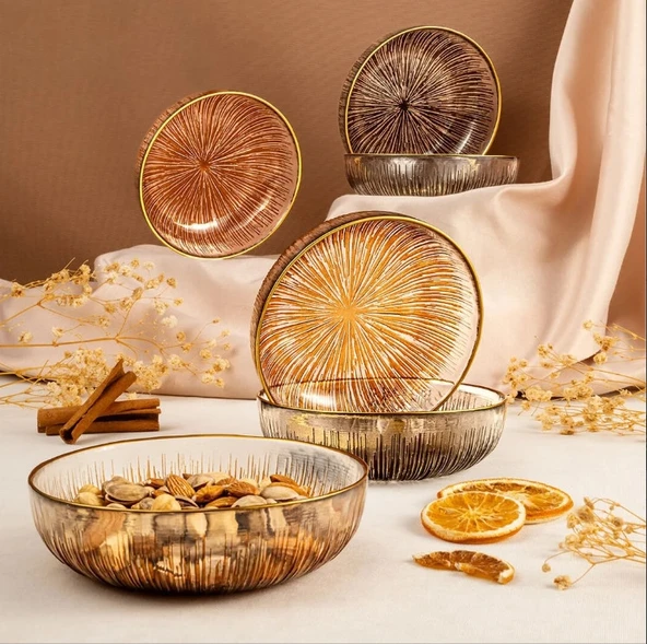 Fecra Mystic 6'lı Kase Seti 15 Cm - 5