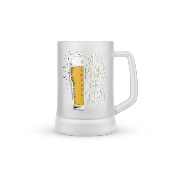 Craft My Plans For Today Bira Bardağı ürün görseli 1