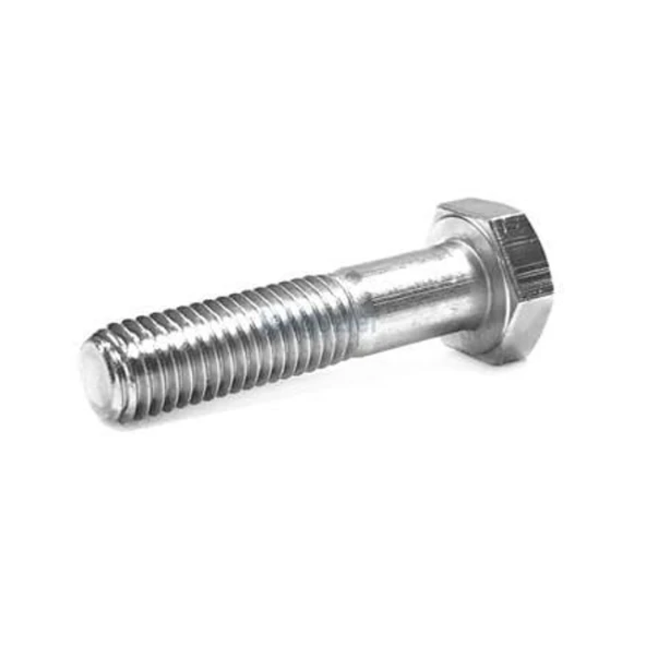 DIN 931 Altı Köşe Başlı Cıvata – 8.8 Kalite Yarım Dişli Beyaz Galvanizli (M5–M36) M12 X130 - Resim 2