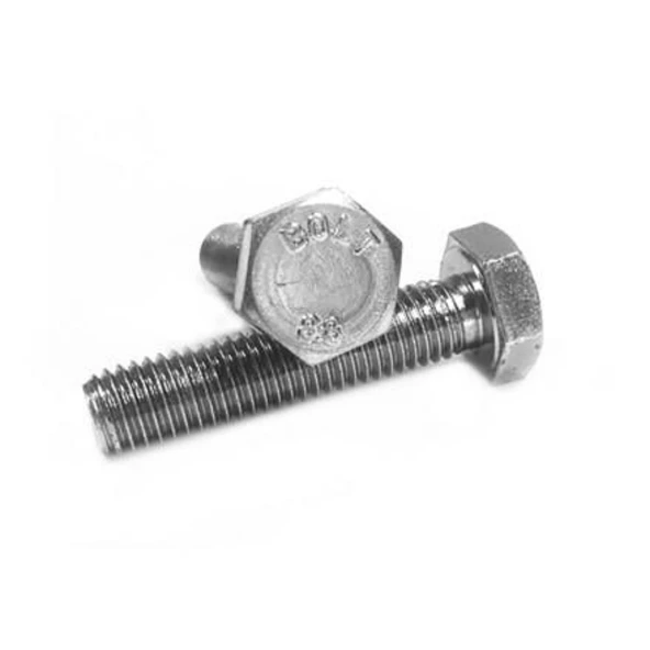 DIN 933 Altı Köşe Başlı Cıvata – 8.8 Kalite Tam Dişli (M5–M36) (Beyaz - Galvanizli) M14 X60 ürün görseli 1