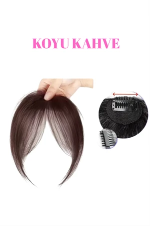 Yüksek Isıya Dayanıklı Sentetik  Kısa Saç Uzantısı – Düz & Kabarık, Görünmez Toka, Günlük ve Parti Kullanımı için ürün görseli