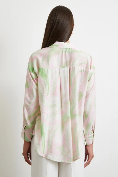 Deniz Esintisi Gömlek Pembe - Resim 6