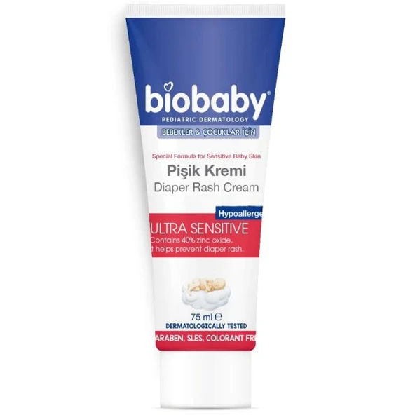 Biobaby Pişik Kremi 75 ml ürün görseli