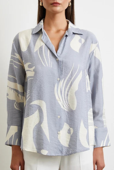 V Yaka Modal  Gömlek Antirasit - Resim 6