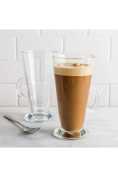 Paşabahçe 55861 6'lı Latte Kulplu Bardak - 2