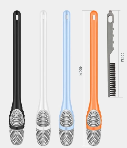DİYARI FIRSAT Ördek Tasarımlı Silikon Tuvalet ve İnce Detay Fırçası - 4