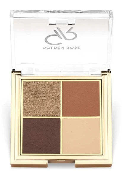 Golden Rose Quattro Eyeshadow Palette No:04 Coffee Dream - 1