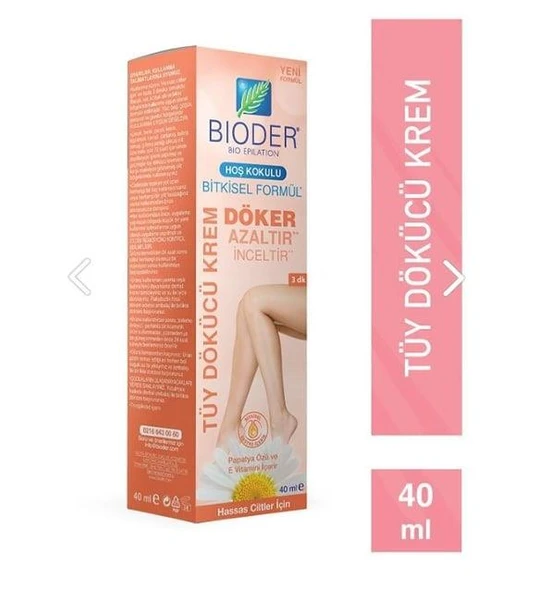 Bioder Tüy Dökücü Krem Hassas Cilt 40 ml - 1