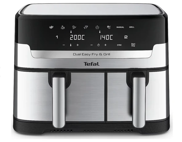 Tefal Easy Fry Dual Basket EY905D40 8.3 lt Yağsız Fritöz - 1