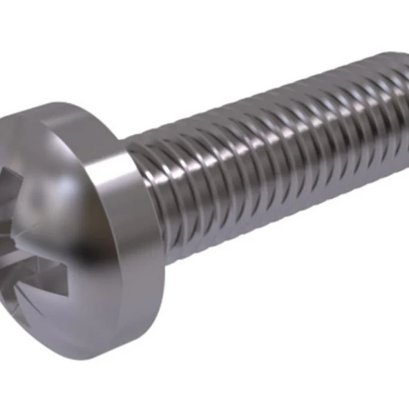 YSB Vida (Yıldız Silindir Başlı Vida) DIN 7985 A2 Paslanmaz (100 Adet) M4*16 ürün görseli 1