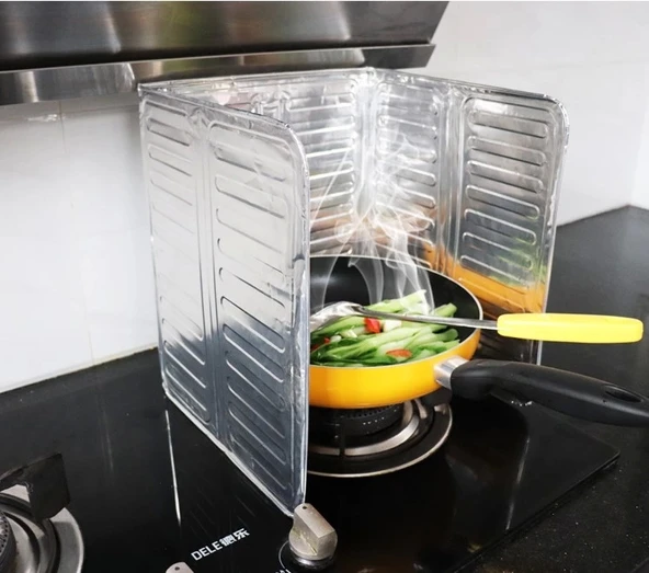 DİYARI FIRSAT Ocak Kenarı Yağ Koruyucu Alüminyum Levha 32,5*84 cm