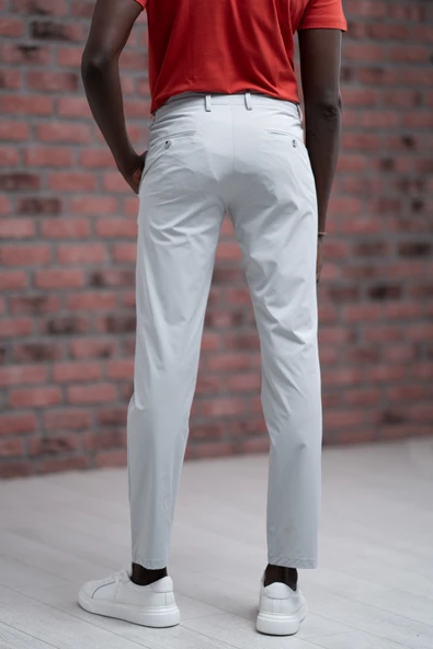 Regular Fit Likralı Paraşüt Kumaş Beli İplikli Ve Lastikli Jogger Pantolon - Resim 6