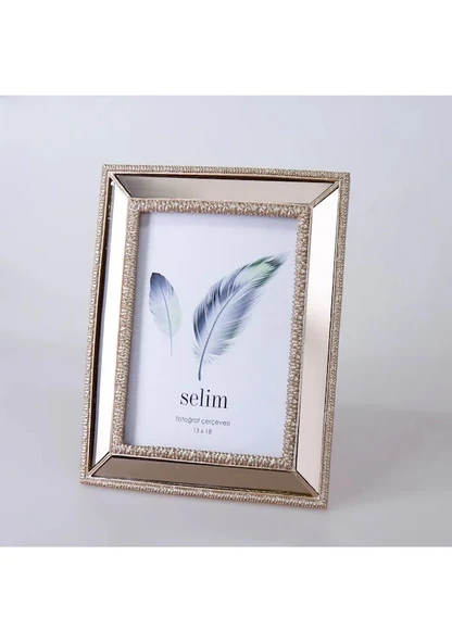 Selim 13 x 18 CM Elsira Aynalı Çerçeve Vizon