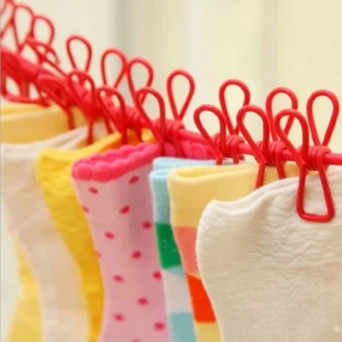 Mucit Home  Rüzgar Geçirmez Taşınabilir Açık Çamaşır  İpi - Resim 6