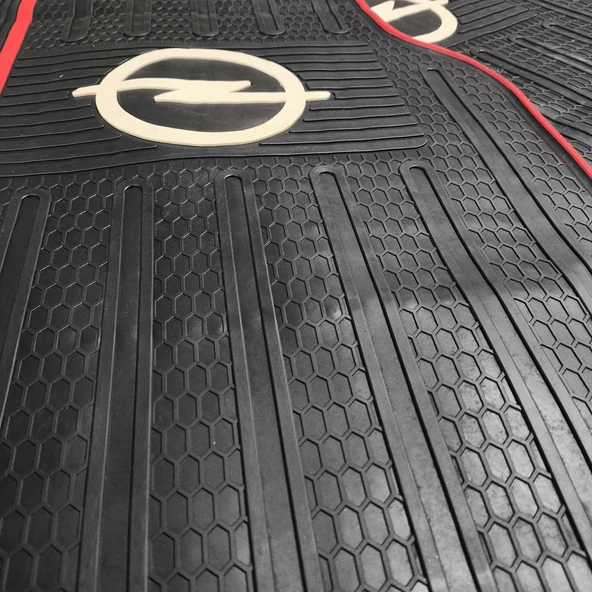 Üniversal Opel Latex Kauçuk-5 parça-Paspas-Kaydırmaz Taban-1.Sınıf İthal Ürün - 2