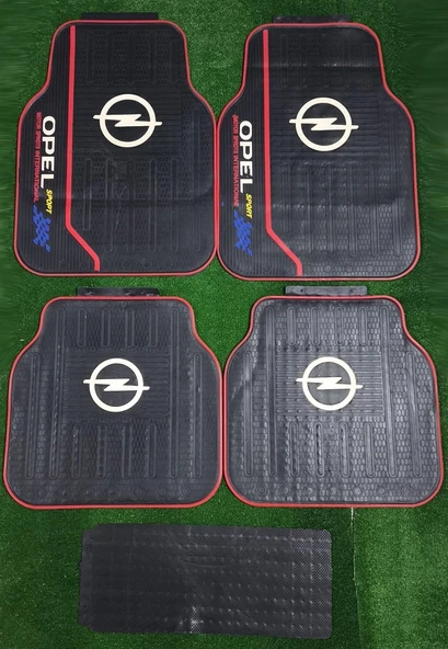 Üniversal Opel Latex Kauçuk-5 parça-Paspas-Kaydırmaz Taban-1.Sınıf İthal Ürün