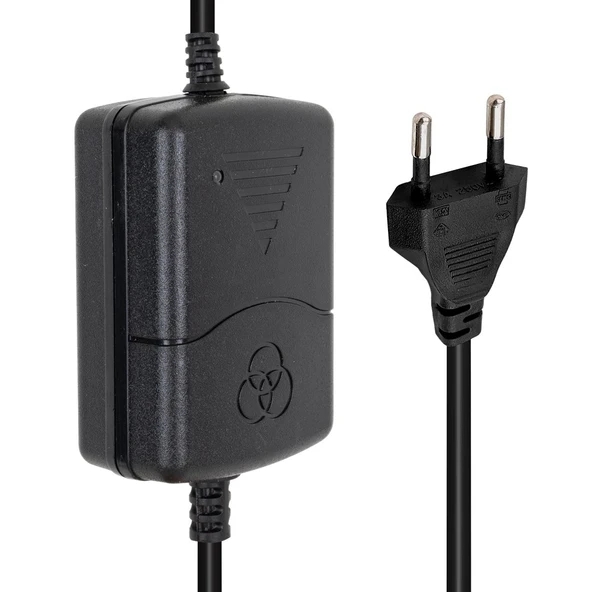 Powermaster PM-31770 12 Volt - 1 Amper - 12 Watt 5.5*2.5 Mm Uçlu İki Ucu Kablolu Masaüstü Adaptör - Resim 2