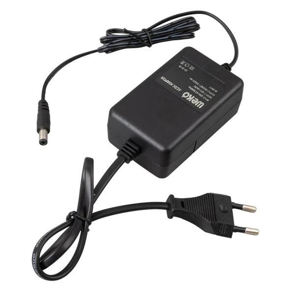 Weko 12 Volt 3 Amper 5.5*2.5 Uçlu Yerli Üretim Plastik Kasa Masaüstü Adaptör - Resim 2