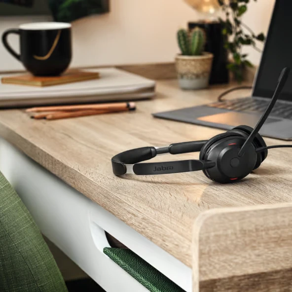 Jabra Evolve2 30 Duo Usb-C Ms Kablolu Kulak Üstü Kulaklık - 9