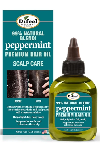 Difeel Nane İçerikli Saç Bakım Yağı 75ML