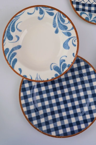 Tabak Evi Porselen Lindy Yemek Takımı 6 Kişilik 24 Parça BNS24YKPRS1216 - 3