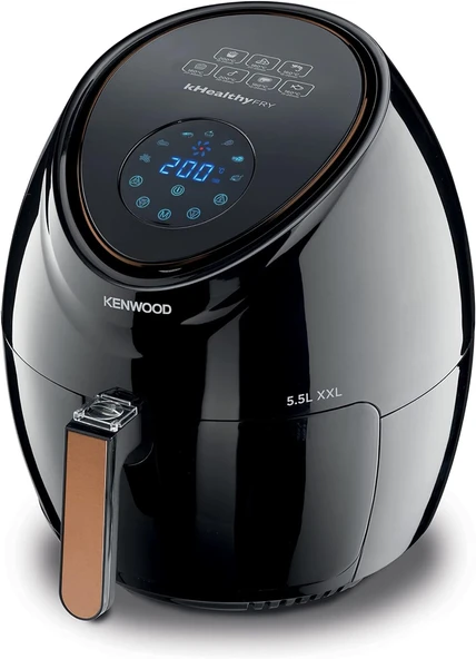 Kenwood Air Fryer XXL HFP50.000BK 5.5 lt Siyah Yağsız Fritöz
