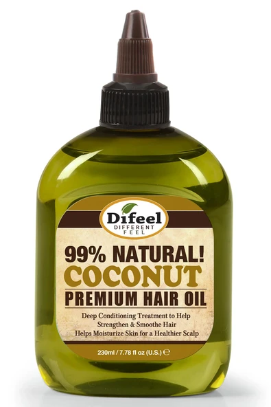 Difeel Hindistancevizi Yağı İçerikli Saç Bakım Yağı 210ML