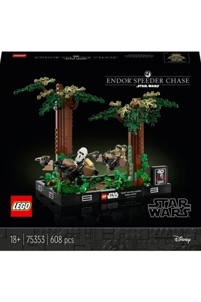 LEGO Star Wars 75353 Endor Speederachtervolging Diorama - 3