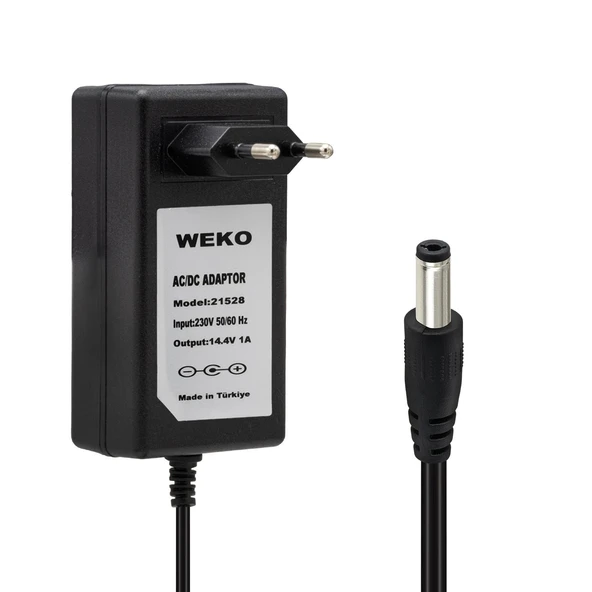 Weko 14.4 Volt - 1 Amper Işıklı Kasa Priz Tip Adaptör ürün görseli