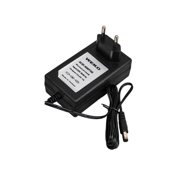 Weko 14.4 Volt - 1 Amper Işıklı Kasa Priz Tip Adaptör - Resim 2
