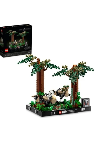 LEGO Star Wars 75353 Endor Speederachtervolging Diorama