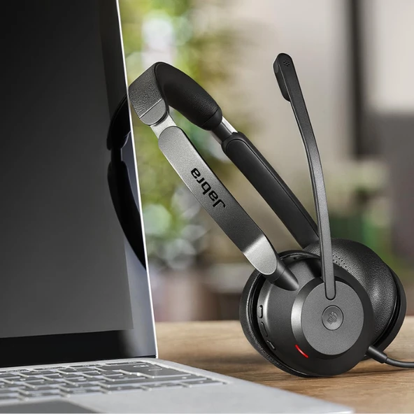 Jabra Evolve2 30 Duo Usb-C Ms Kablolu Kulak Üstü Kulaklık - 8