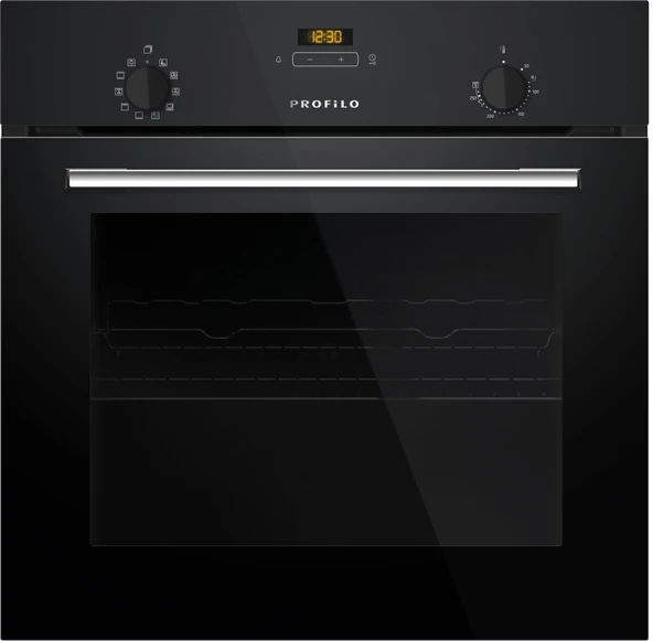 Profilo Siyah Cam Ankastre Set (FRMA234S - DVK6J469 - OE36K6P10D) - 2