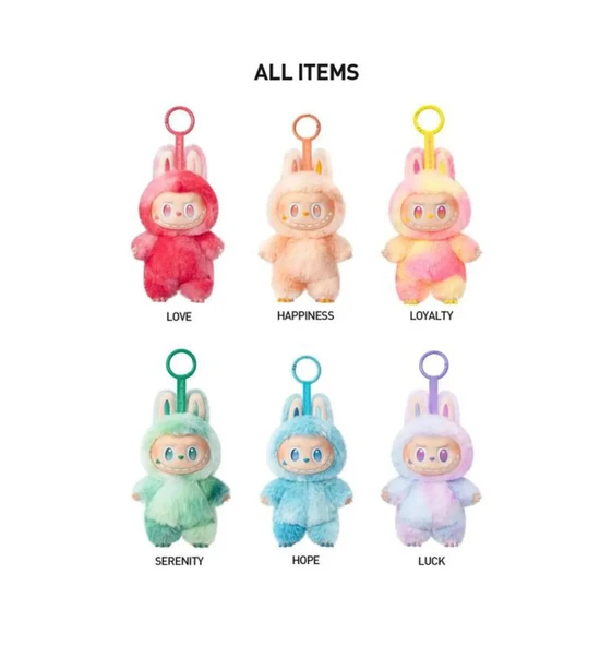 Labubu Oyuncak Labubu Peluş Bebek Peluş Oyuncak Labubu Anahtarlık Model Bebek Labubu - 2