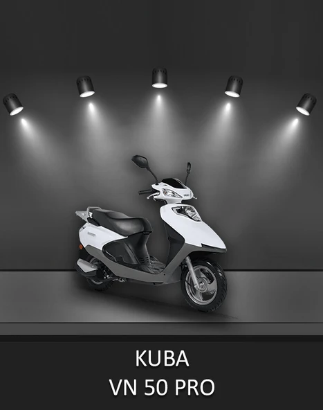 KUBA VN 50 PRO BEYAZ BENZİNLİ MOTOSİKLET