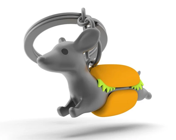 Metalmorphose Dachshund Sosisli Sandviç Anahtarlık ürün görseli