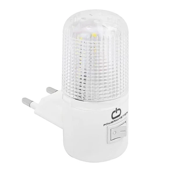 Powermaster QL-102 Ledli Anahtarlı Gece Lambası (0.5 Watt Saatte)