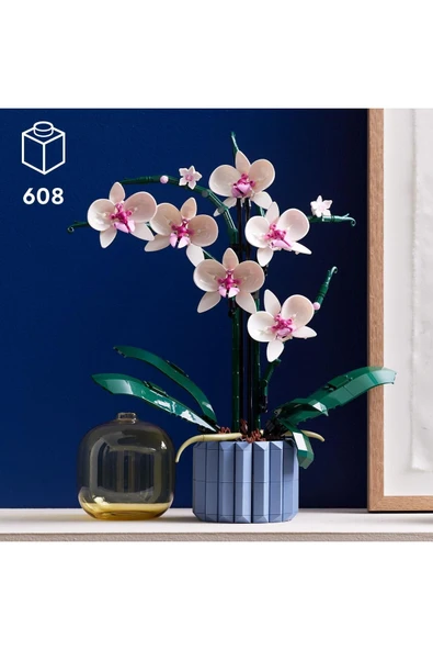 LEGO ® Botanicals Orkide 10311 - 18+ Dekoratif Çiçek Model Yapım Seti (608 Parça) - 5