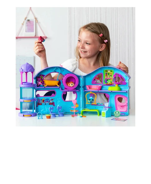 Littlest Pet Shop LPS Minişler Delüks Büyük Miniş Evi - 4 Figürlü ve 20 Aksesuarlı - 5
