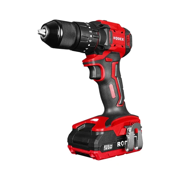 Rodex Akülü Darbeli Matkap 21V 2.0 AH LI-ON Çift Batarya RDX3404 - 1