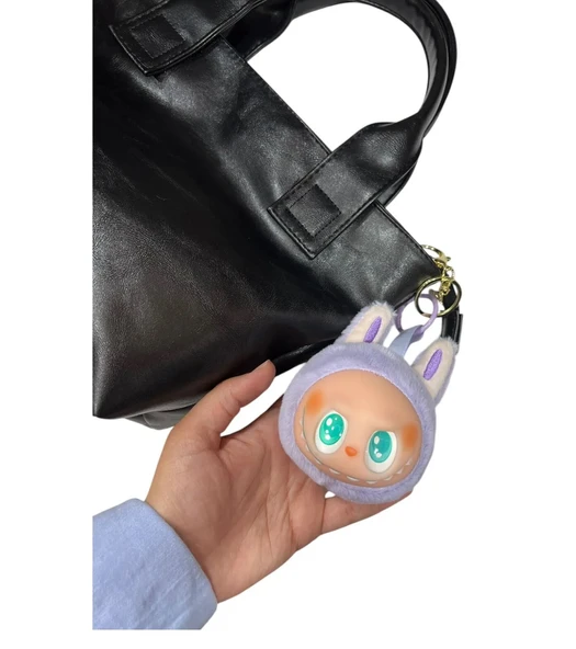 Labubu Charm Anahatarlık Çanta Aksesuarı Peluş Oyuncak - 3