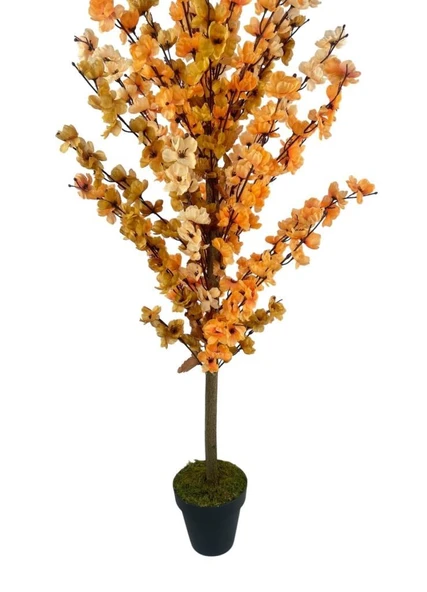 Nettenevime Yapay Ağaç Pastel Soft Tonlar 3 Renk Japon Kiraz Çiçeği Bahardalı Ağacı Sakura Çiçeği Çalılı 125cm - Resim 5