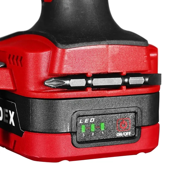 Rodex Akülü Darbeli Matkap 21V 2.0 AH LI-ON Çift Batarya RDX3404 - 2