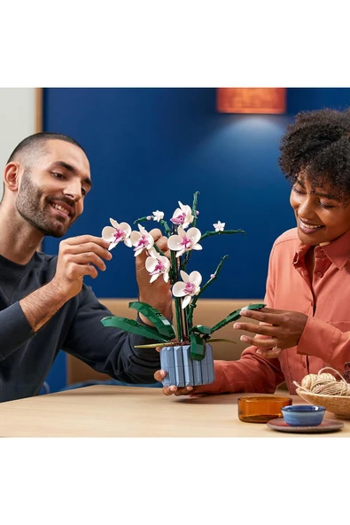 LEGO ® Botanicals Orkide 10311 - 18+ Dekoratif Çiçek Model Yapım Seti (608 Parça) - 8