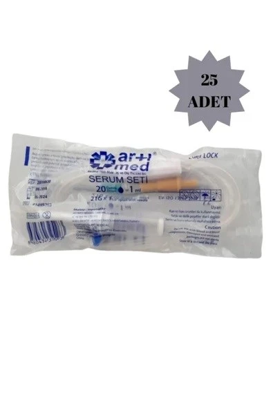 Artımed Serum Seti 25'li Paket