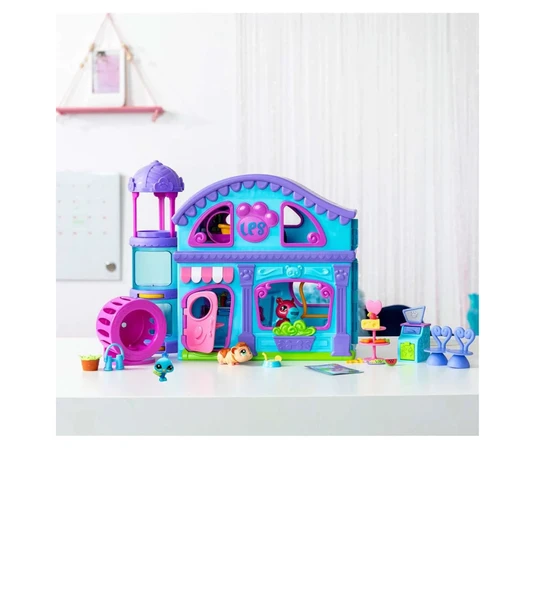 Littlest Pet Shop LPS Minişler Delüks Büyük Miniş Evi - 4 Figürlü ve 20 Aksesuarlı - 4